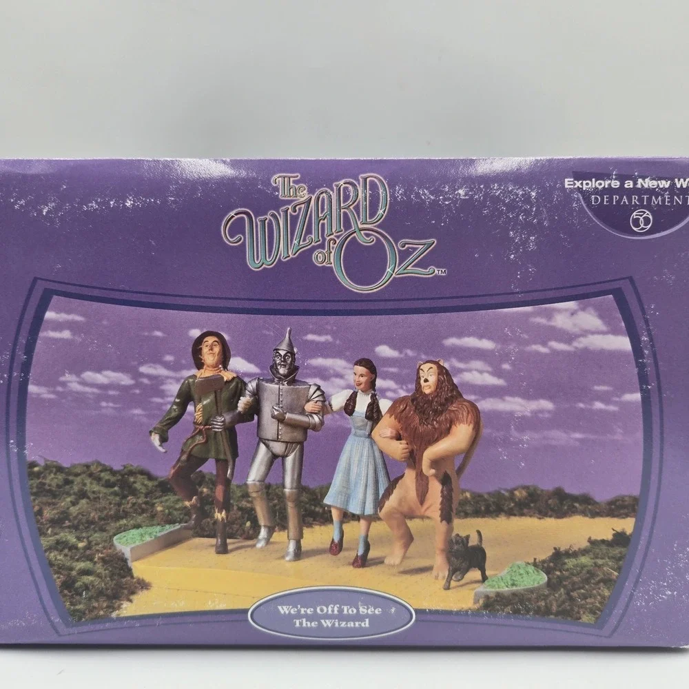 Vtg Dept‎ 56 The Wizard of Oz We're Off To See The Wizard Resin New Nos 2005